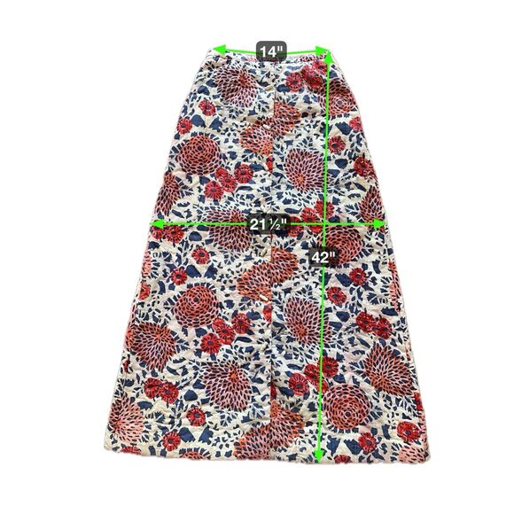 Vintage Quilted Skirt Womens Pink Classic Maxi Iconic Preppy Coastal Indie Small - Picture 11 of 12